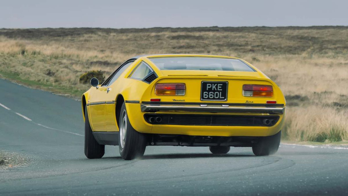 evomagazine's tweet photo. The Maserati Bora was a curious mix of Italian design and French engineering. Now more than ever, it’s a deeply desirable grand touring supercar. https://t.co/Byxvj3YHoR