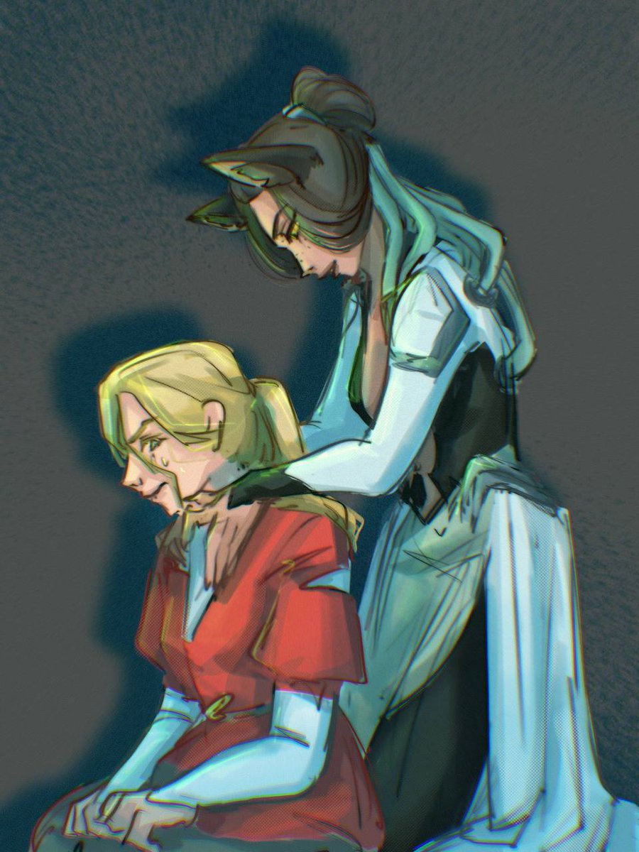 Sofikrivi's tweet photo. An AU where Catra and Hordak Prime's minds got mixed up due to an unknown error. P.S. I wanted to draw Catra with a neckline like that.

#SheraandthePrincessesofPower #Catradora #Shera #Catra #Adora #Spop https://t.co/zjur4A9Gvr