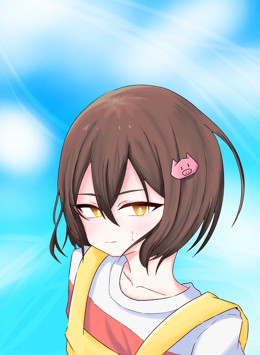 Marye0709's tweet photo. @SALT0707ymnb 
メンション失礼します！
以前配布していらした素敵な線画を塗らせて頂きました✨️✨️
遅くなってしまい申し訳ないです…( ; ; ) https://t.co/9lpb7JrxdL