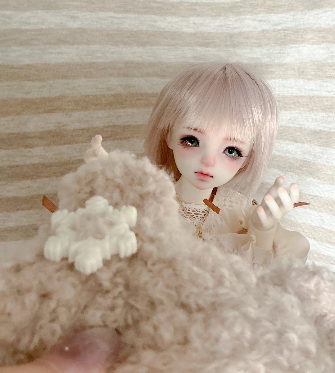 mi_yume_D's tweet photo. ❄️それなあに？

作ってみたんだよ、どうかな？

❄️…僕のため？似合う？

😭😭😭ｻｲｷｮｳｶﾜｲｲﾈ❕❕❕
なお製作者は君の可愛さにより情緒不安定です https://t.co/k44dkETWNS