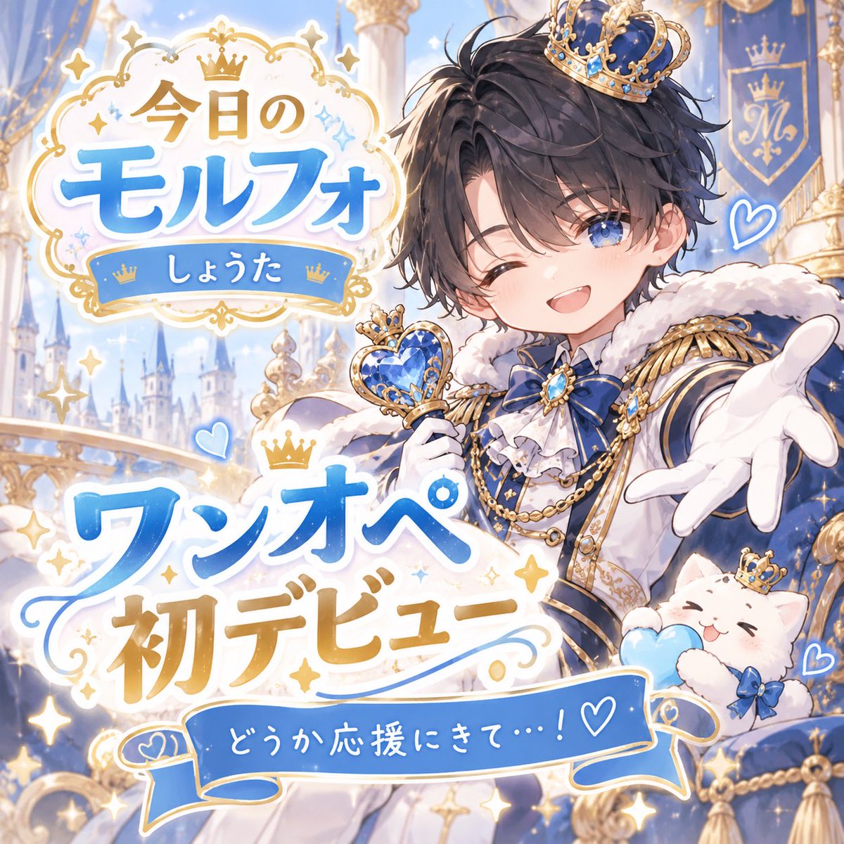 BarMorpho's tweet photo. 👑今日のモルフォ👑

今夜はちょっと特別な夜。

✨しょうた、ワンオペ初デビュー✨

ついにひとりでモルフォを守ります。

たぶん緊張してます。
いや、絶対してます。笑

そんな初陣のしょうた王子を、
どうか応援しに来てください🥹👑

「初ワンオペおめでとう！」
その一言だけでも、きっと救われます。

今夜はみんなで、
しょうたの初デビューを見届けましょう🦋

荻窪モルフォでお待ちしています🍸

#荻窪 #モルフォ #ArtistBarMorpho
#ワンオペデビュー #しょうた #大人の居場所