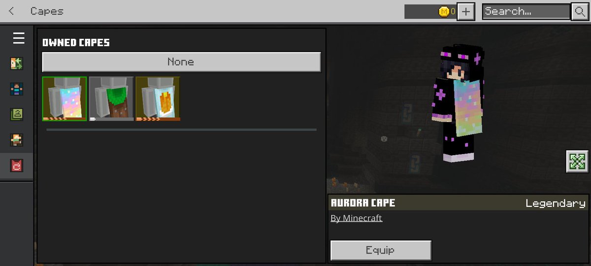 Purpanrae's tweet photo. Lesgooo, I finally got myself the Aurora Cape🔥🎉🎊!

So peak. so peak. 🤝 https://t.co/l6hTJVaAM4