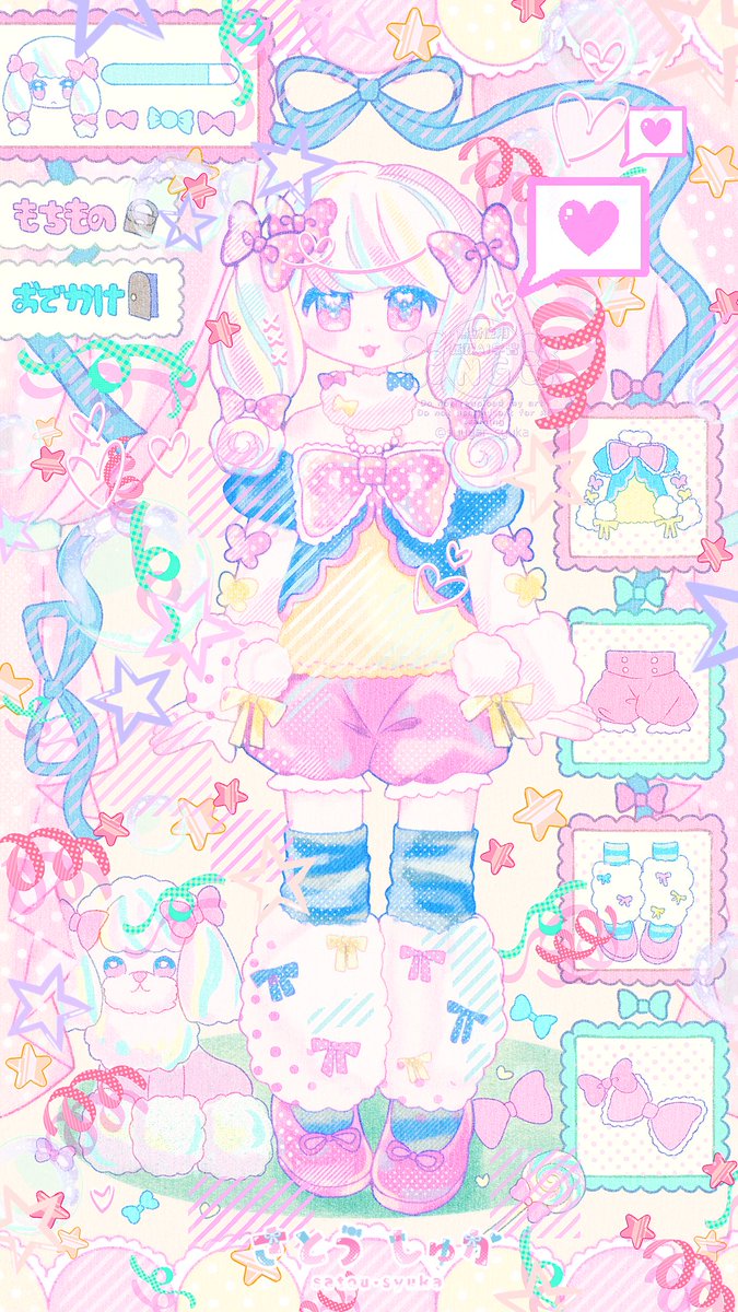 syugar_syuka's tweet photo. #OC 
🍭🐩🎀のキャラデザ https://t.co/auVfldE0BX