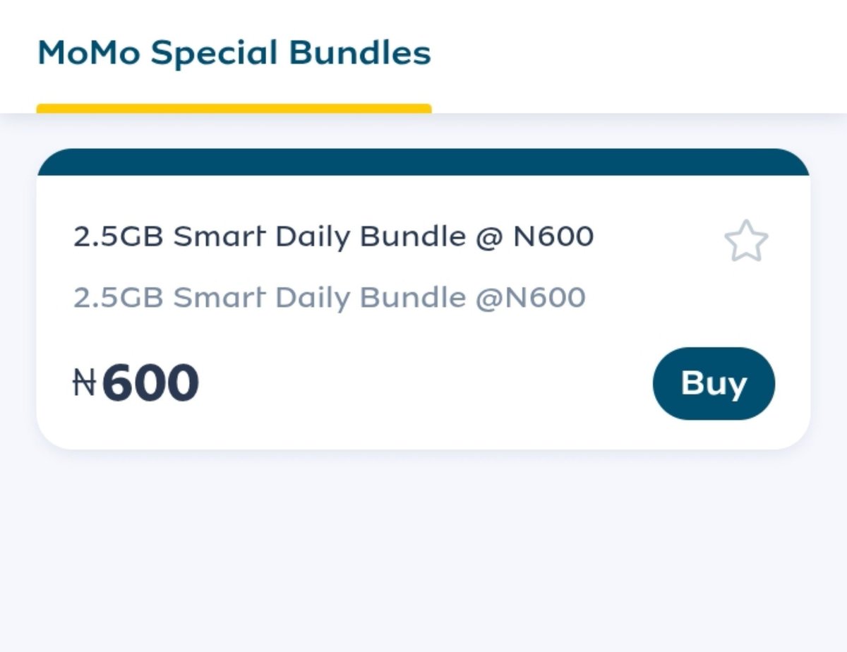 OqWilliams's tweet photo. So momo didn't just remove
200₦ for 1gb dally plan 
They also increased 2.5gb daily plan from 500₦ to 600₦ https://t.co/X9DsMRQeia