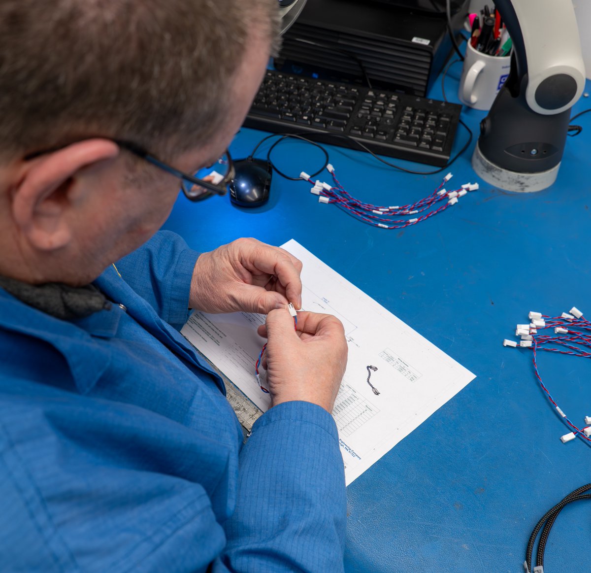 PrototypeElect's tweet photo. There’s a lot more to an electronics build than just the #PCB! 

These small #cableassemblies are put together by hand, with each connector and twisted pair checked against the drawing.

One of those hands-on stages you might not always see, but an important part. 👍 https://t.co/4KKg5nwJ7n