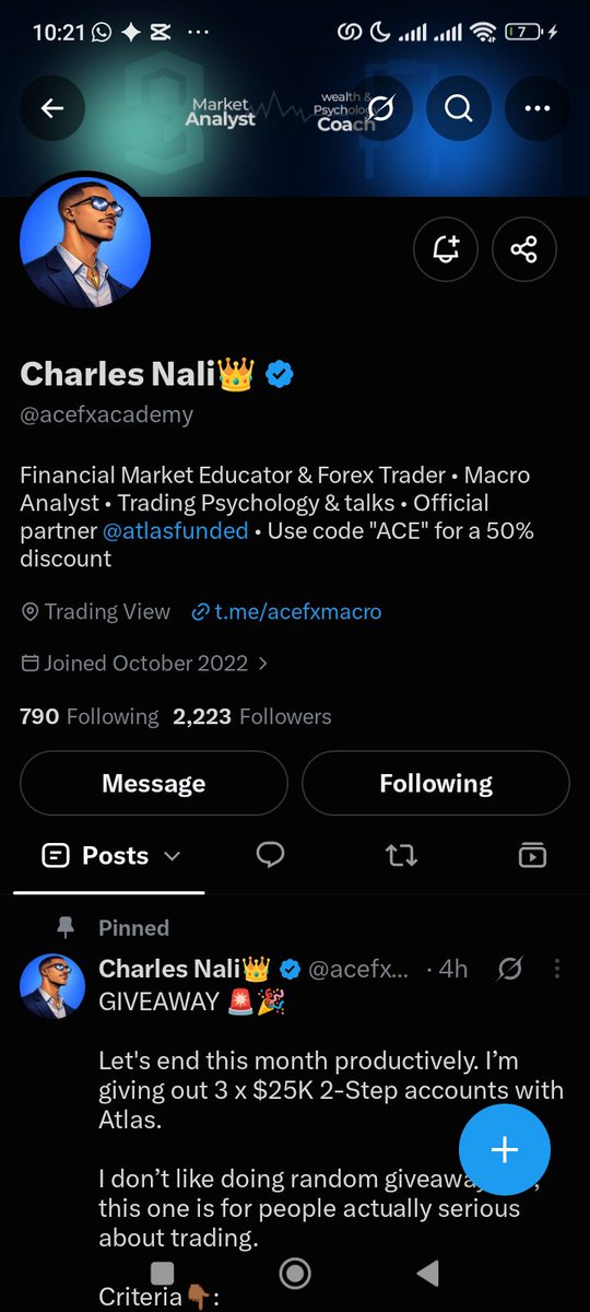 eber66057's tweet photo. @acefxacademy @LAntonioAF @atlasfunded @atlas_futures Active boss
@Sanchez52779196 @TripAfx @therealblvckT @Saint__Ak @Orrakle0 https://t.co/0hFspcjUpB