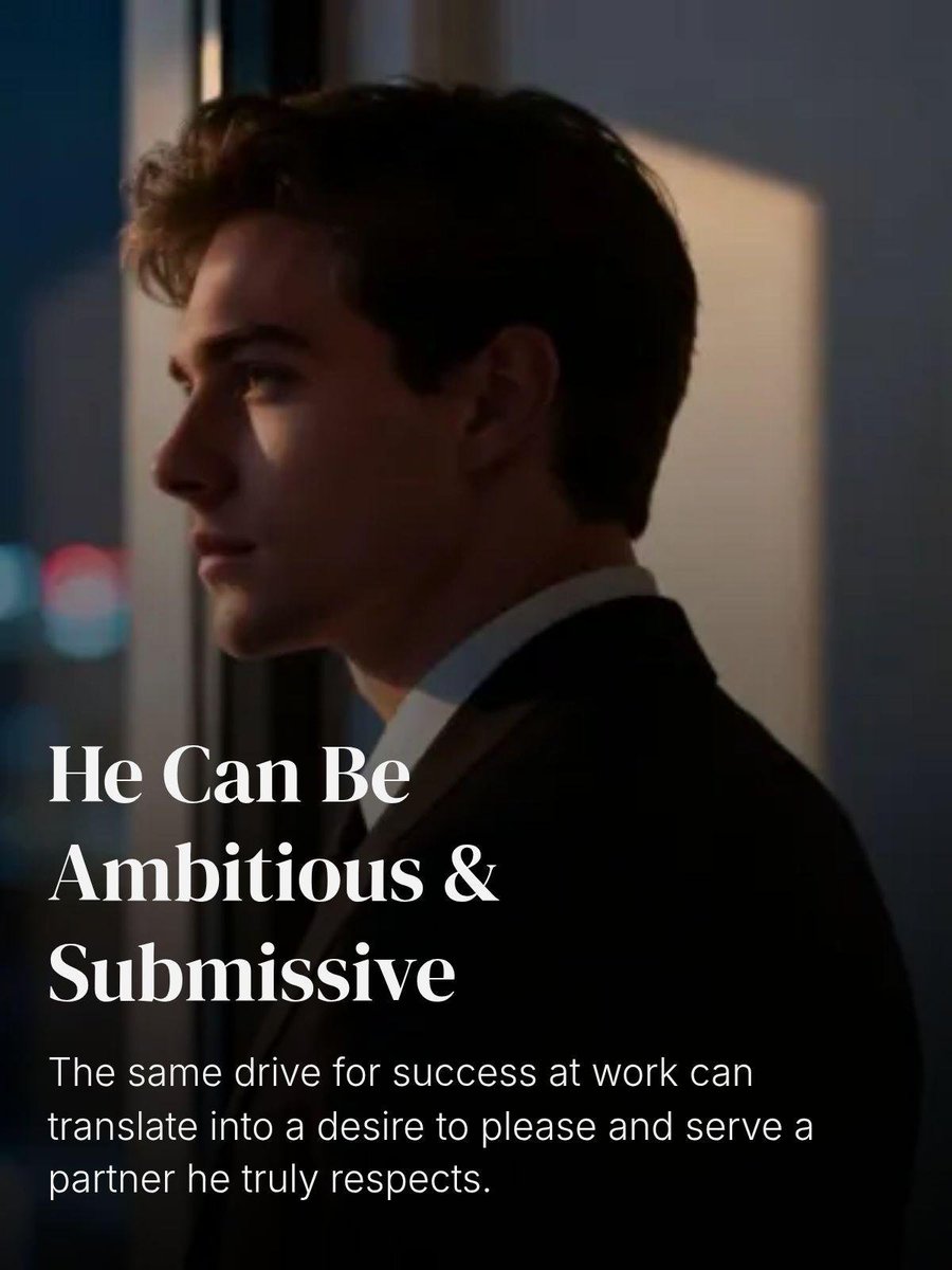HouseSurrender's tweet photo. Submissive &amp; Ambitious

#submissivemen #ambitious https://t.co/ywBOt5yY6Q
