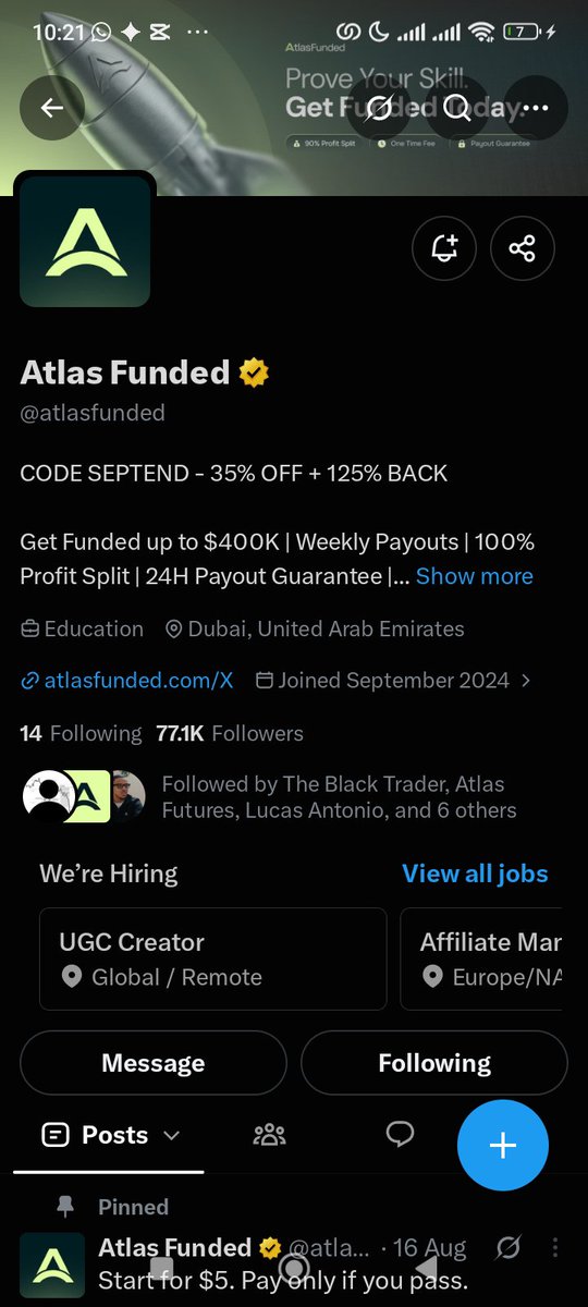 eber66057's tweet photo. @acefxacademy @LAntonioAF @atlasfunded @atlas_futures Active boss
@Sanchez52779196 @TripAfx @therealblvckT @Saint__Ak @Orrakle0 https://t.co/0hFspcjUpB