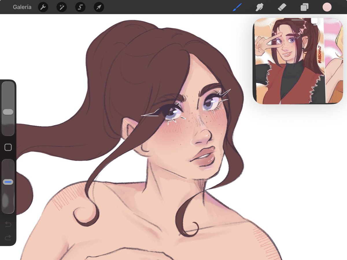 mvbdraw's tweet photo. claire cara de muñequita #REBFun https://t.co/kBfup1P1xu