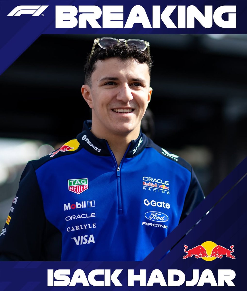F1Central9's tweet photo. 🚨 BREAKING :

 ACCORDING TO REPORTS,ISACK HADJAR HAS BEEN FINED BY REDBULL RACING AFTER HE TRIED TO OVERTAKE MAX VERSTAPPEN IN AZERBAIJAN GRAND PRIX

@NotsoRight https://t.co/0Xa8yDonc3