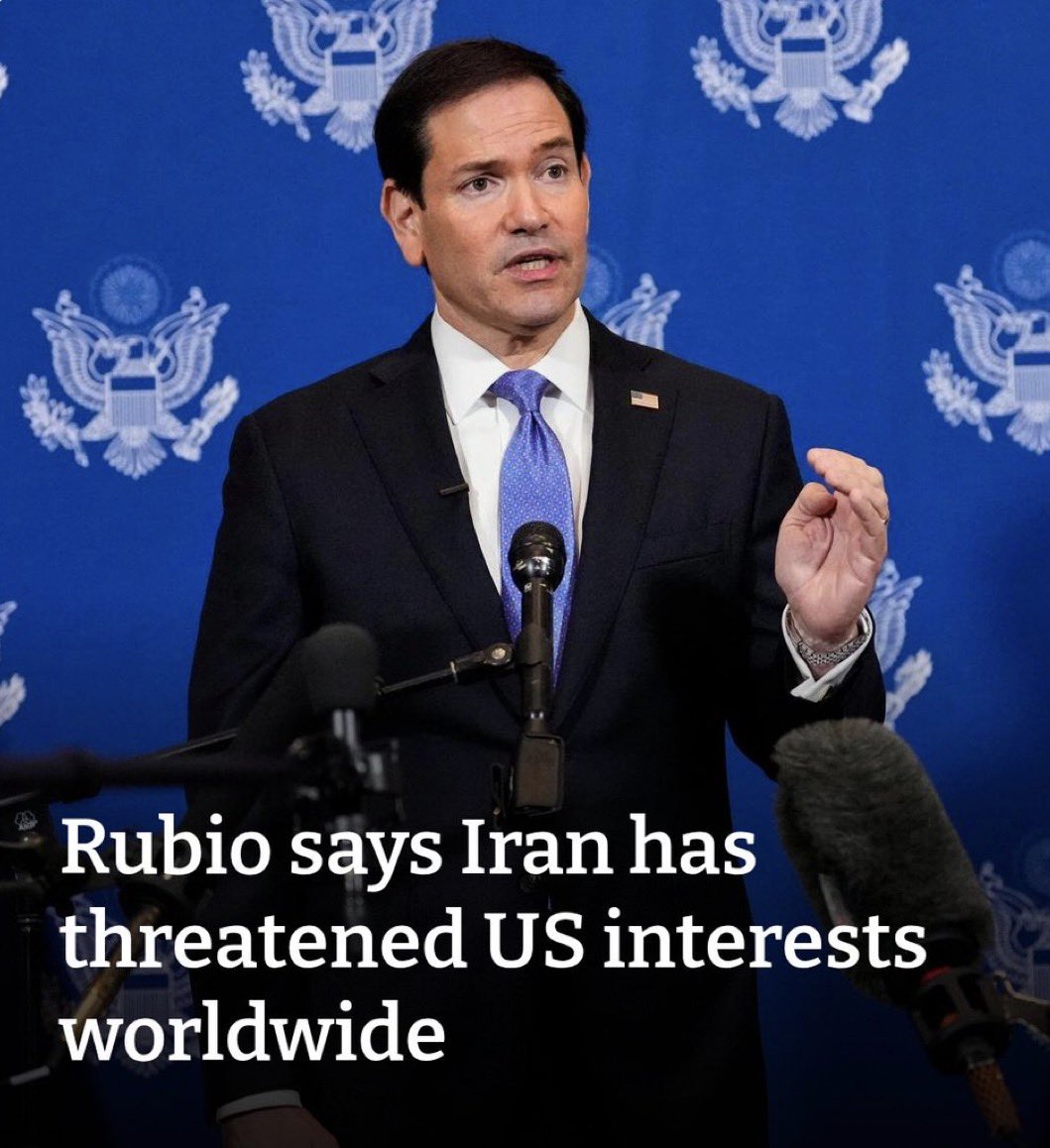 DanielLDavis1's tweet photo. If it’s true that Iran has threatened US interests worldwide, it might be instructive, Mr. Secretary, why they would so threaten us. 

Might it, I don’t know, have something to do with the fact we started two wars with them in the span of one year without justification, assassinated there leader — including his granddaughter — blew up a school killing hundreds of little girls and teachers, and threatened to annihilate their civilization?

Do you think those might be at least potential factors? No, I’m sure u don’t think so. There’s only nefarious intent and evidence of wickedness of the Iranian side, and no justification for doing anything to us — or at least that’s the way you would like it to be. 

You want the freedom to assassinate and kill everyone you want in their country, and there b literally no pushback from them. 

You may want that, but that’s not how the real world works, and by pushing down that road, you put all of *us* at unnecessary risk as well, and the well-being of our country. That’s something you and President Trump caused.