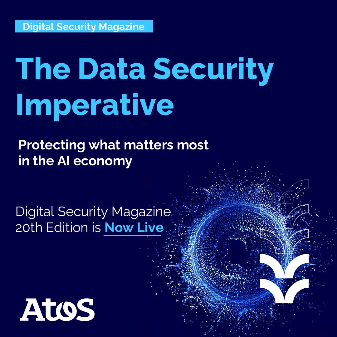 Atos Digital Security Magazine 20th edition is njow live! This new release focuses on Data Security 