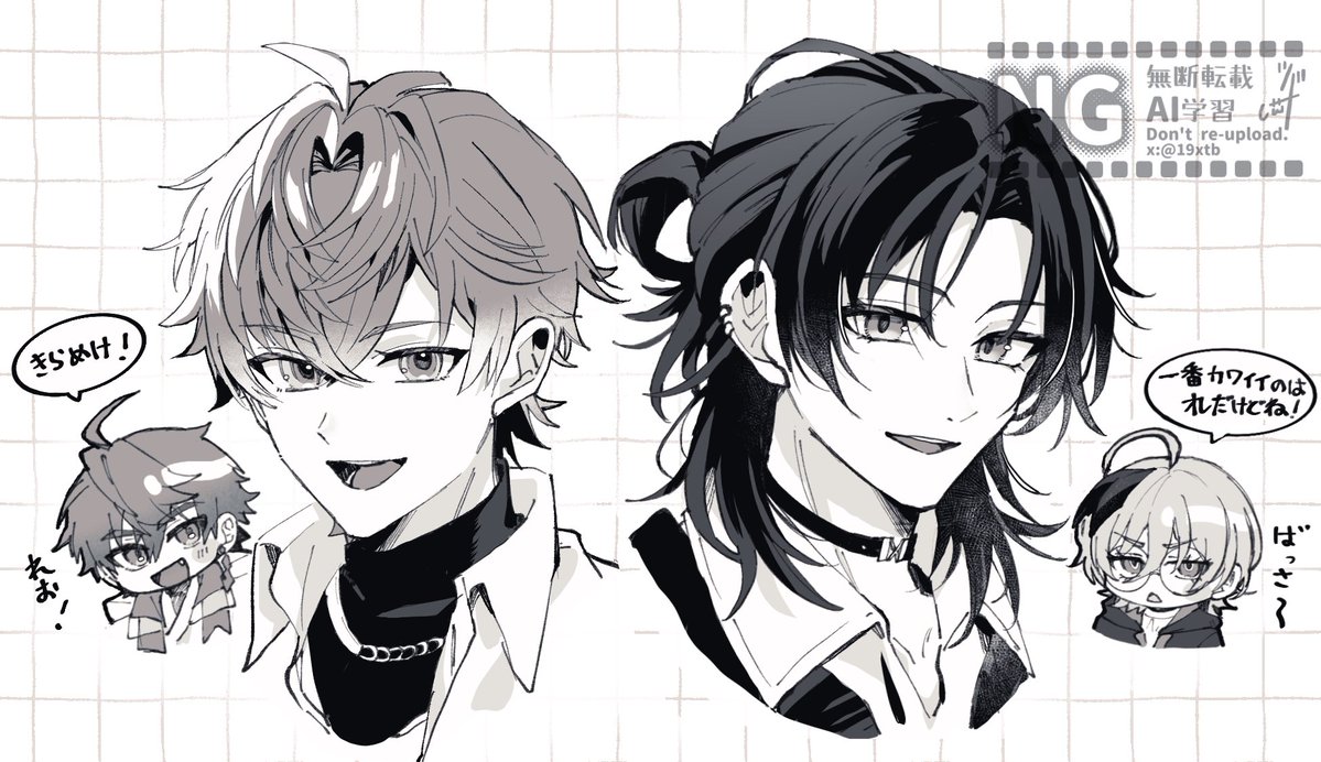 19xtb's tweet photo. これは前のコラボの時に描いたばーばーずさん習作です https://t.co/gKj4XGZAd7
