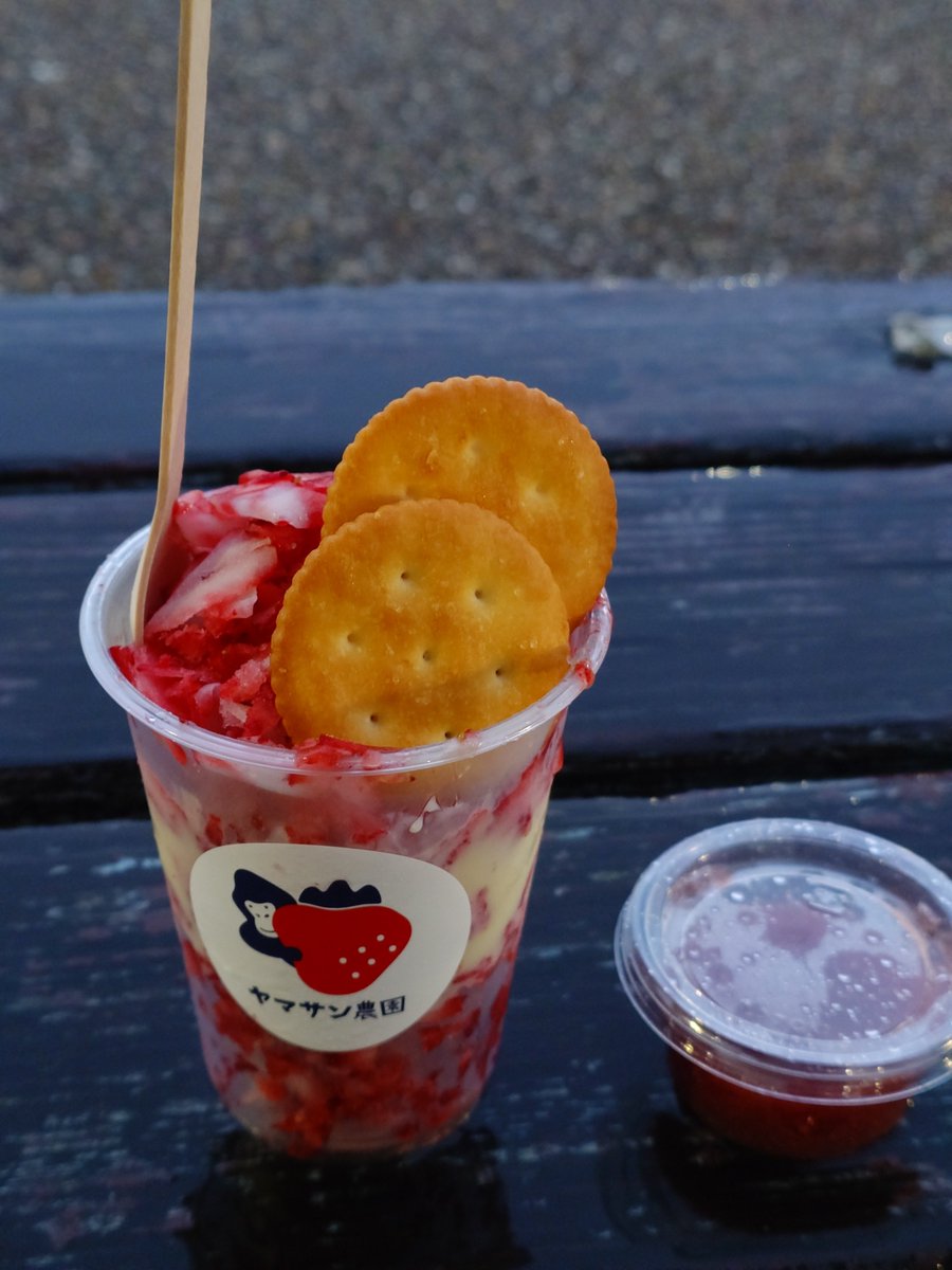 yueseizu's tweet photo. ヤマサン農園さんの宝（いちご）の山 ルヴァンver🍓
多少、寒差を感じても、どうしても食べてみたかった！おいしかった～‼️
ありがとうございました。 https://t.co/XaxXzqz3Jd