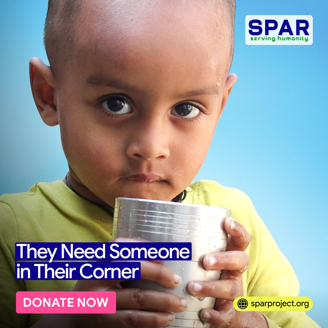 SPARProject's tweet photo. 💛 Orphaned children need someone in their corner.

Your support can help provide food, care, education &amp; hope for a brighter future.

🤲 Stand with them. Help them feel cared for.

👉 Donate Now: https://t.co/SJc4vF2KHx

#OrphanSupport #SponsorAnOrphan #DonateNow #SPARProject https://t.co/nvUcUTxyW8