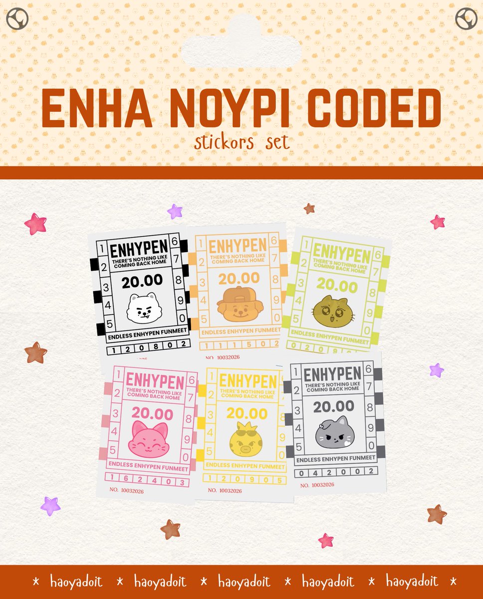 haoyadoit's tweet photo. ⋆｡° ✮  Dunkin' ENHYPEN ENDLESS FunMeet ⋆｡° ✮
⋮ ꣑ৎ ┆fan support by: @haoyadoit 

enha noypi!?!? stickors zet,, 

𑣲⋆will accept vv limited trades 
𑣲⋆like nd rt
𑣲⋆1:1 ratio; 1set of stickorz 

#DunkinPH_ENDLESS #ENDLESSFunMeet #ENHYPEN #DunkinPH https://t.co/bFchExVJl1