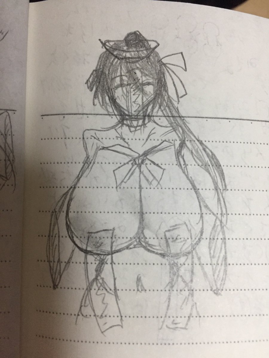oekaki_choco699's tweet photo. 一回シャーペンで描いてからだと下書きがスムーズですねぇ… https://t.co/L7icVEBznX