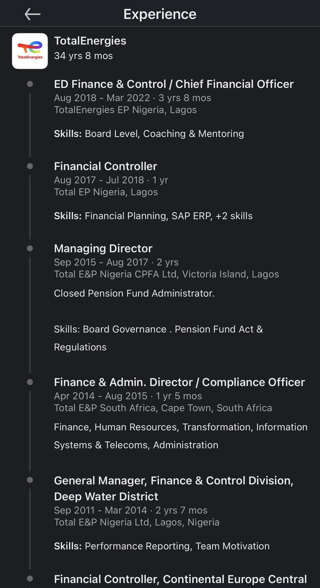 LamuyeAdedeji's tweet photo. ~ 35 years at @TotalEnergies 

That’s not a career. That’s a covenant.

Still waiting to experience that kind of long stay.

If @TotalEnergiesNG @SeplatEnergy or @officialnlng ever come calling… why not? 🤭 https://t.co/XqbO74XJvU