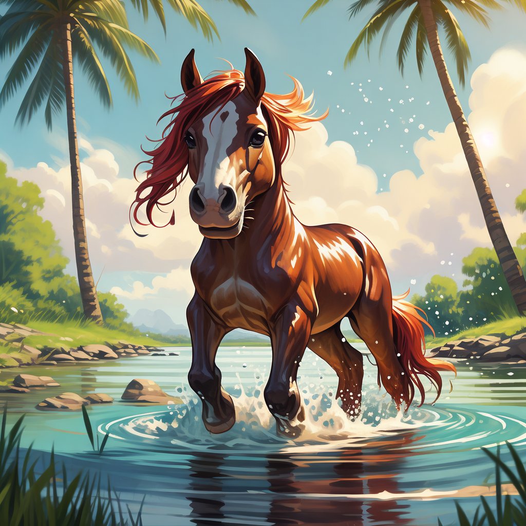 brigh_glade_33's tweet photo. The sturdy horse will carry the 苹 [注：苹可译为apple，此处因需带指定字保留] and fruits while 驮担 heavy loads, never 诟抱怨 a hard day’s work. https://t.co/uvHmCuuTGt