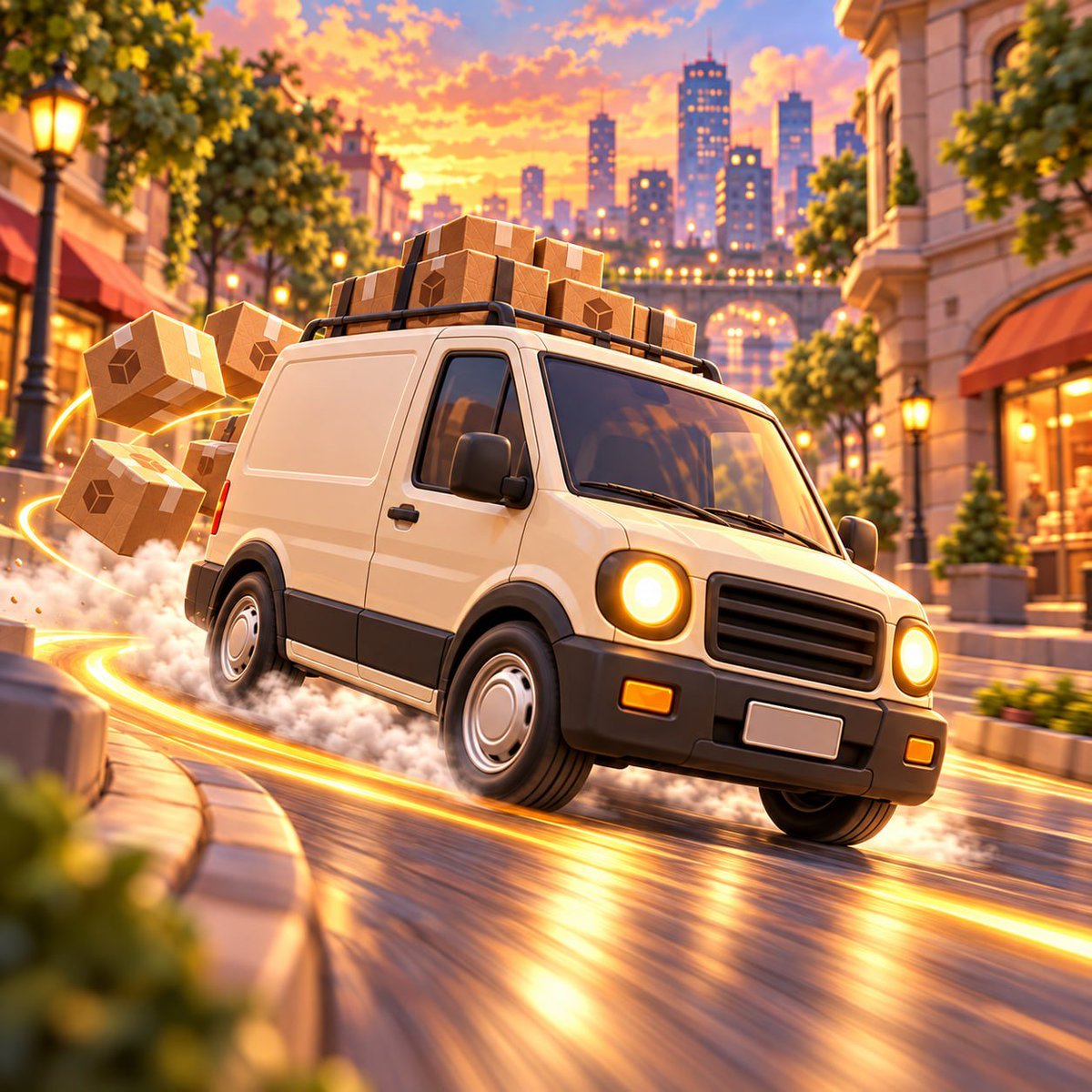 ParcelRushRH's tweet photo. We’re constantly making updates to improve the experience.

If you run out of fuel, you won’t be able to move until it recharges to 10%. 😉
Just pray no one crashes into you and steals your parcels while you’re stuck. 😂📦 https://t.co/epx59tNgS6
