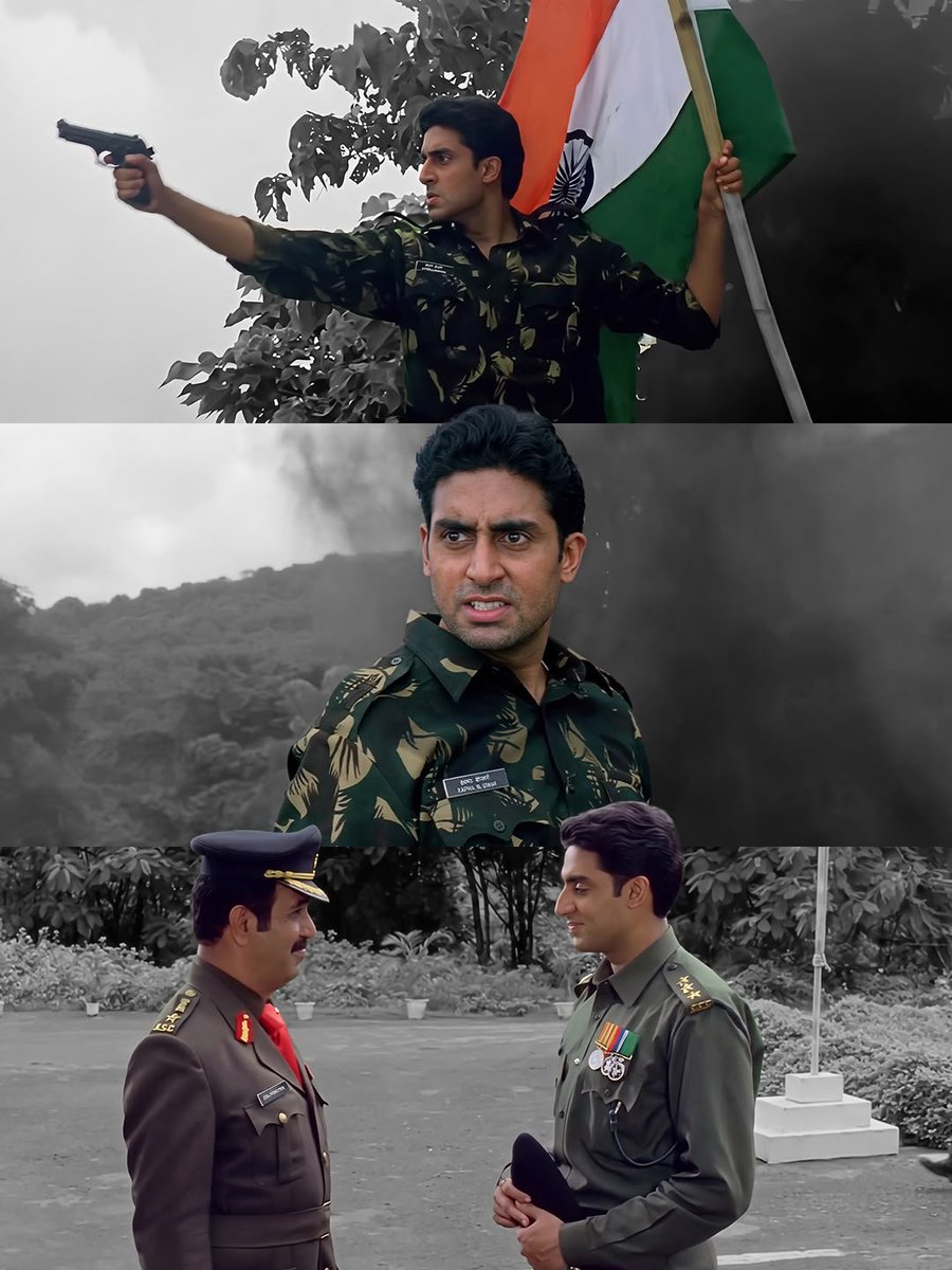 BachchanJrFC's tweet photo. It takes two to tango, but only Dhai Akshar to fall in love ❤️ 
@juniorbachchan 

#AbhishekBachchan #ABCrew #AishwaryaRaiBachchan #AmrishPuri #BollywoodMovie #IndianCinema #MovieAnniversary #26YearsOfDhaiAksharPremKe #Trending https://t.co/JQXgB9SqFA