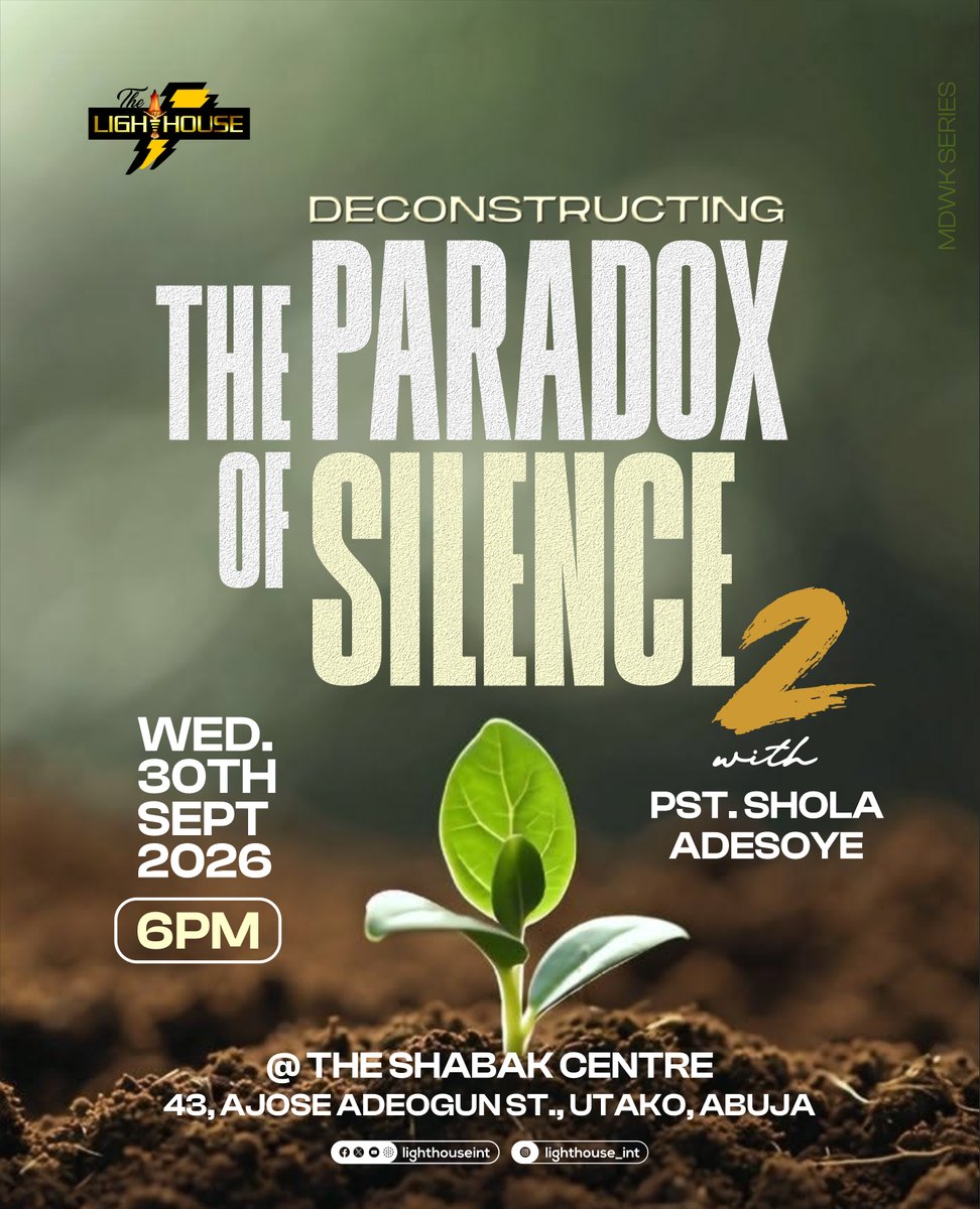 Lighthouseint's tweet photo. There are moments when God seems silent, yet He is working beneath the surface. Like a seed buried in the soil, what looks like stillness may actually be preparation, growth and transformation. https://t.co/iskS5PmRKS