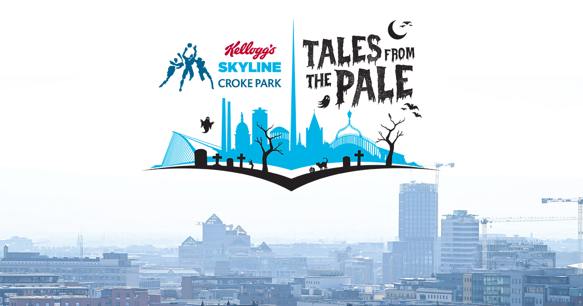 CrokePark's tweet photo. Dare to see Dublin from a different perspective this Halloween?🕸️

Join our Skyline Halloween Tour &amp; uncover spooky stories, sinister characters, and hidden history from the rooftop of Croke Park.

Selected dates from 23 October to 1 November. Book now: https://t.co/Kiycdo4dBT https://t.co/144OwGaZar