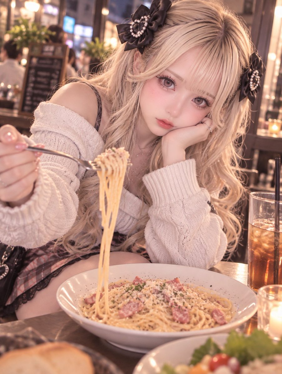 nao_pyon23's tweet photo. 今日もお疲れ様～！🎀
今日はちょこっとお出かけしてたので、そのまま外でごはん🍴💕 いっぱい歩いたからお腹ぺこぺこ〜🥺
みんなは今日なに食べたの？🐰♡ https://t.co/NSbtv3KPp9