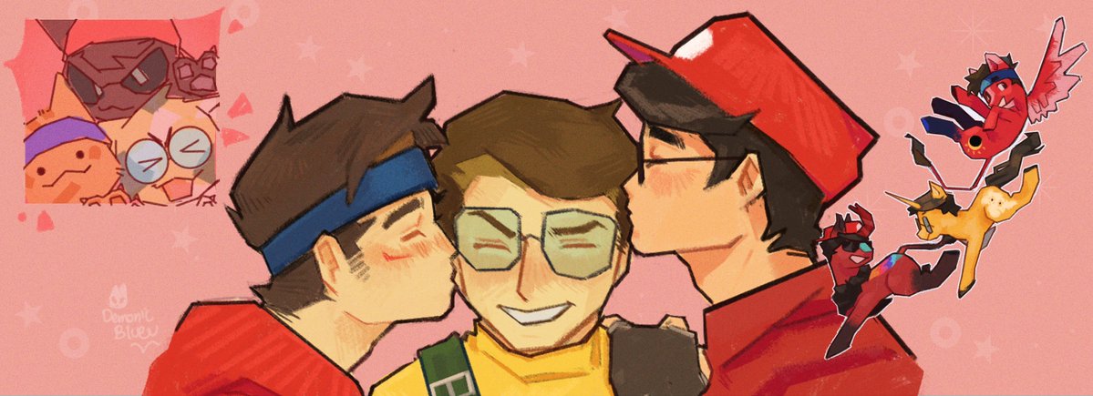 DemonicBlue_'s tweet photo. Dia 8: beso 🗣️
Ultimo día de la week, quiero agradecer y felicitar a todos los que participaron, espero que les haya gustado y tal vez se repita en un futuro :D 
pd: ahora a la programación habitual dibujo cada 3 meses
#McPolyWeek2026 https://t.co/pFmeYPsjvZ