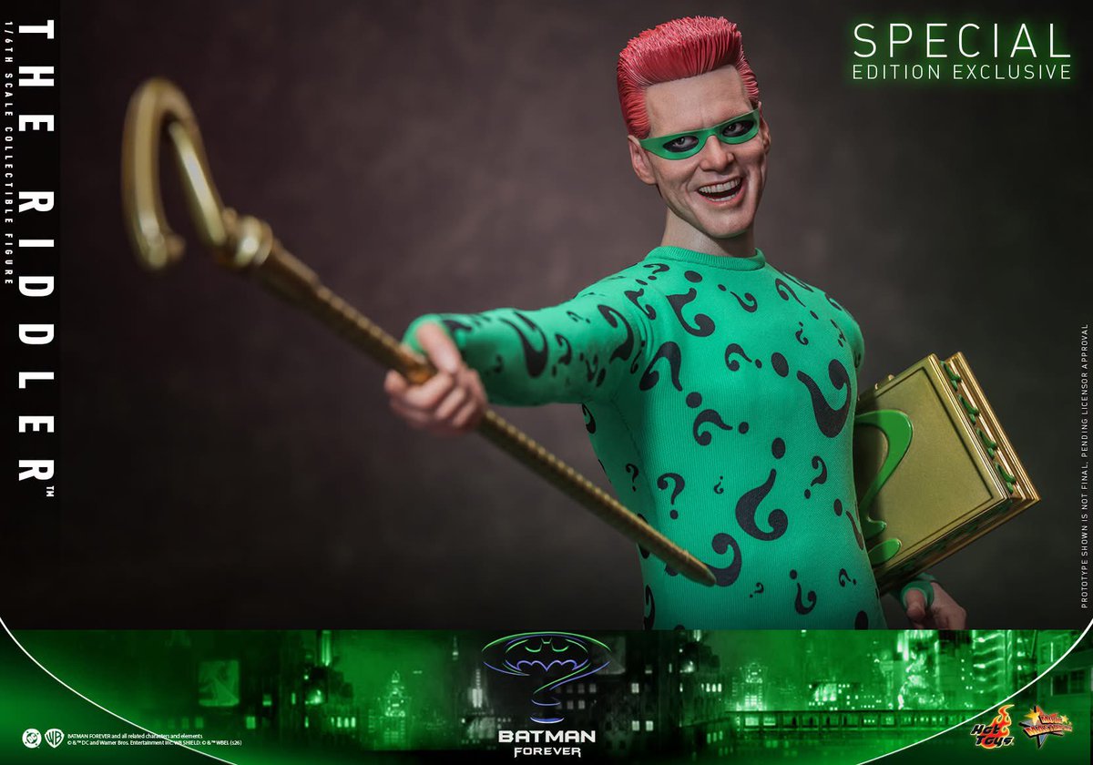 6thscale_KaWu's tweet photo. 【Batman Forever - 1/6th scale The Riddler™ Collectible Figure】
“Riddle me this, riddle me that, who's afraid of the big, black bat?” – The Riddler
New announcement!
Part 1
#TheRiddler #BatmanForever #DC #HotToysCollectibles #SixthScale https://t.co/tUY8CT7nH9