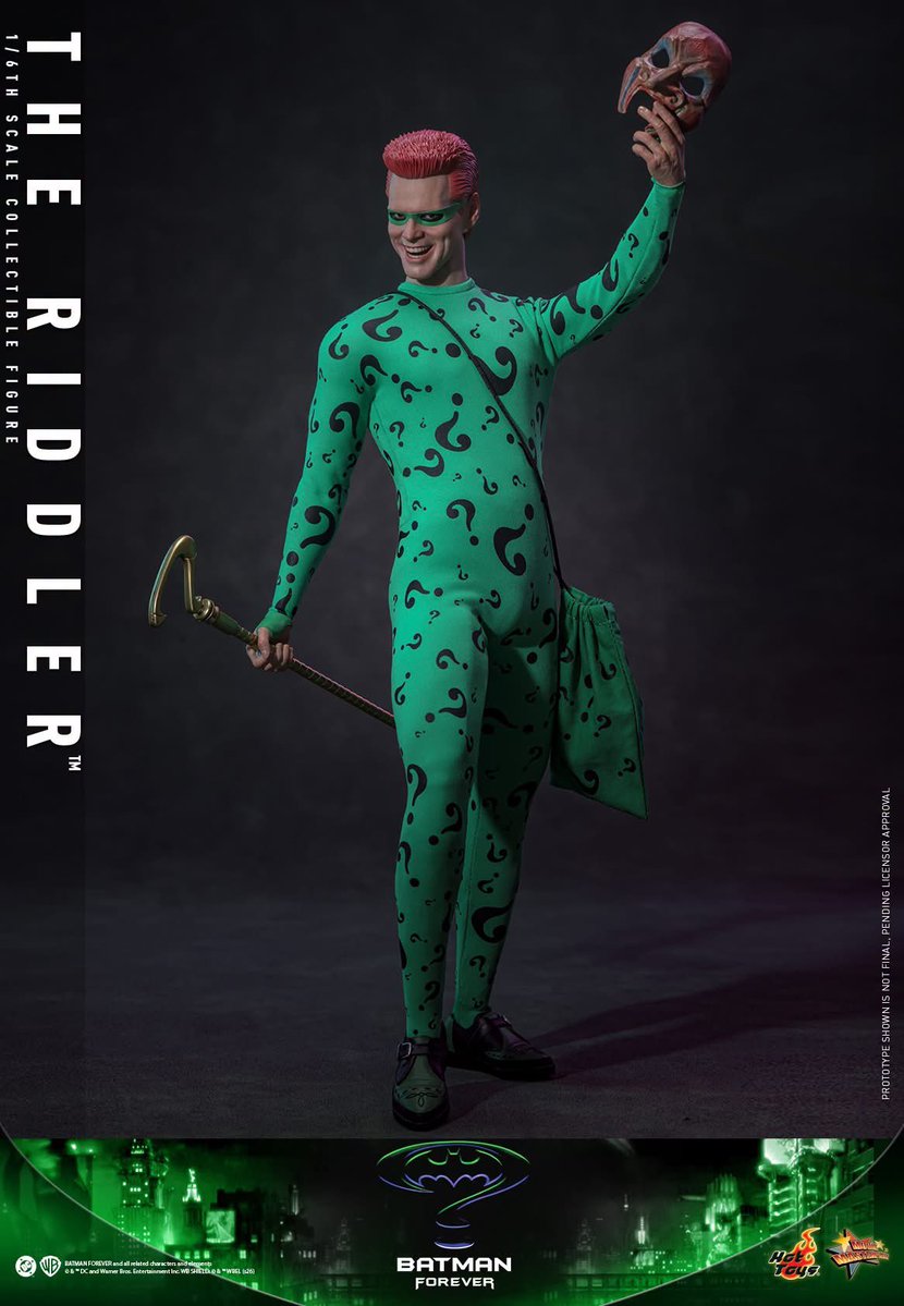6thscale_KaWu's tweet photo. 【Batman Forever - 1/6th scale The Riddler™ Collectible Figure】
“Riddle me this, riddle me that, who's afraid of the big, black bat?” – The Riddler
New announcement!
Part 2
#TheRiddler #BatmanForever #DC #HotToysCollectibles #SixthScale https://t.co/Zew59sEn6I