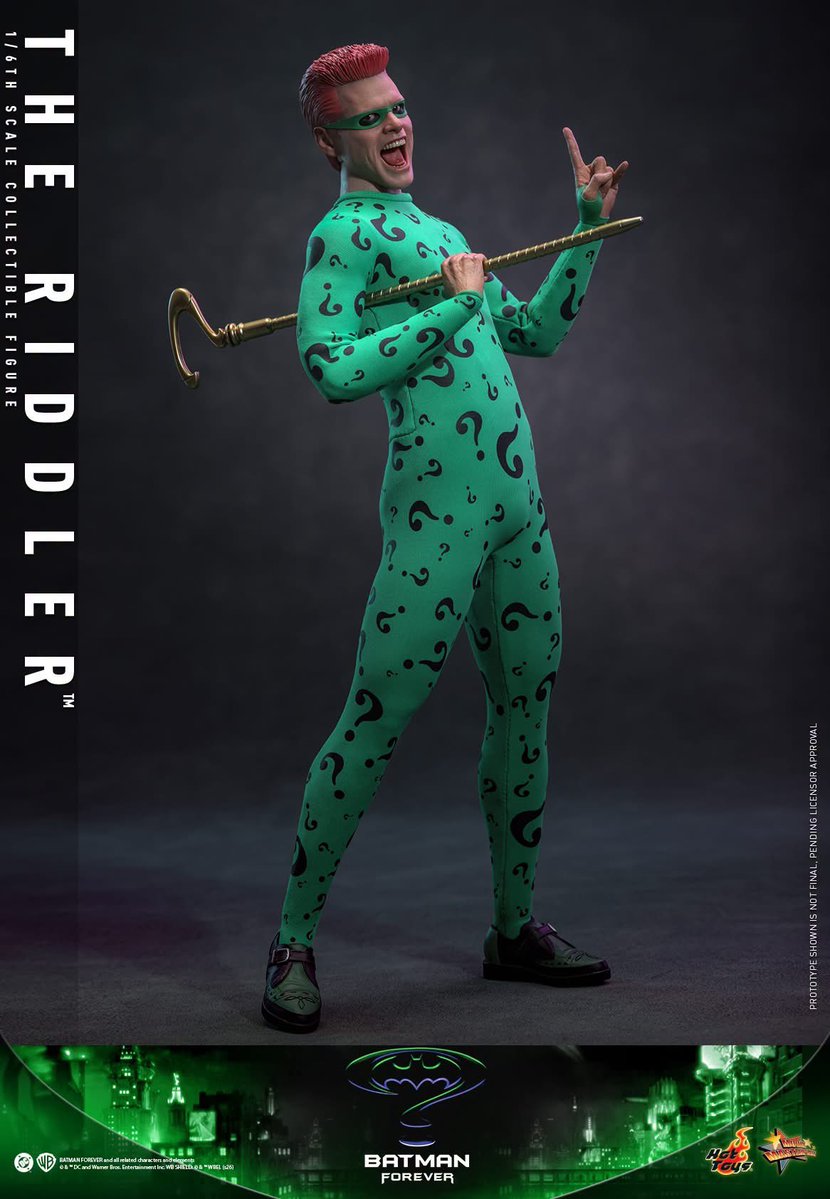 6thscale_KaWu's tweet photo. 【Batman Forever - 1/6th scale The Riddler™ Collectible Figure】
“Riddle me this, riddle me that, who's afraid of the big, black bat?” – The Riddler
New announcement!
Part 2
#TheRiddler #BatmanForever #DC #HotToysCollectibles #SixthScale https://t.co/Zew59sEn6I