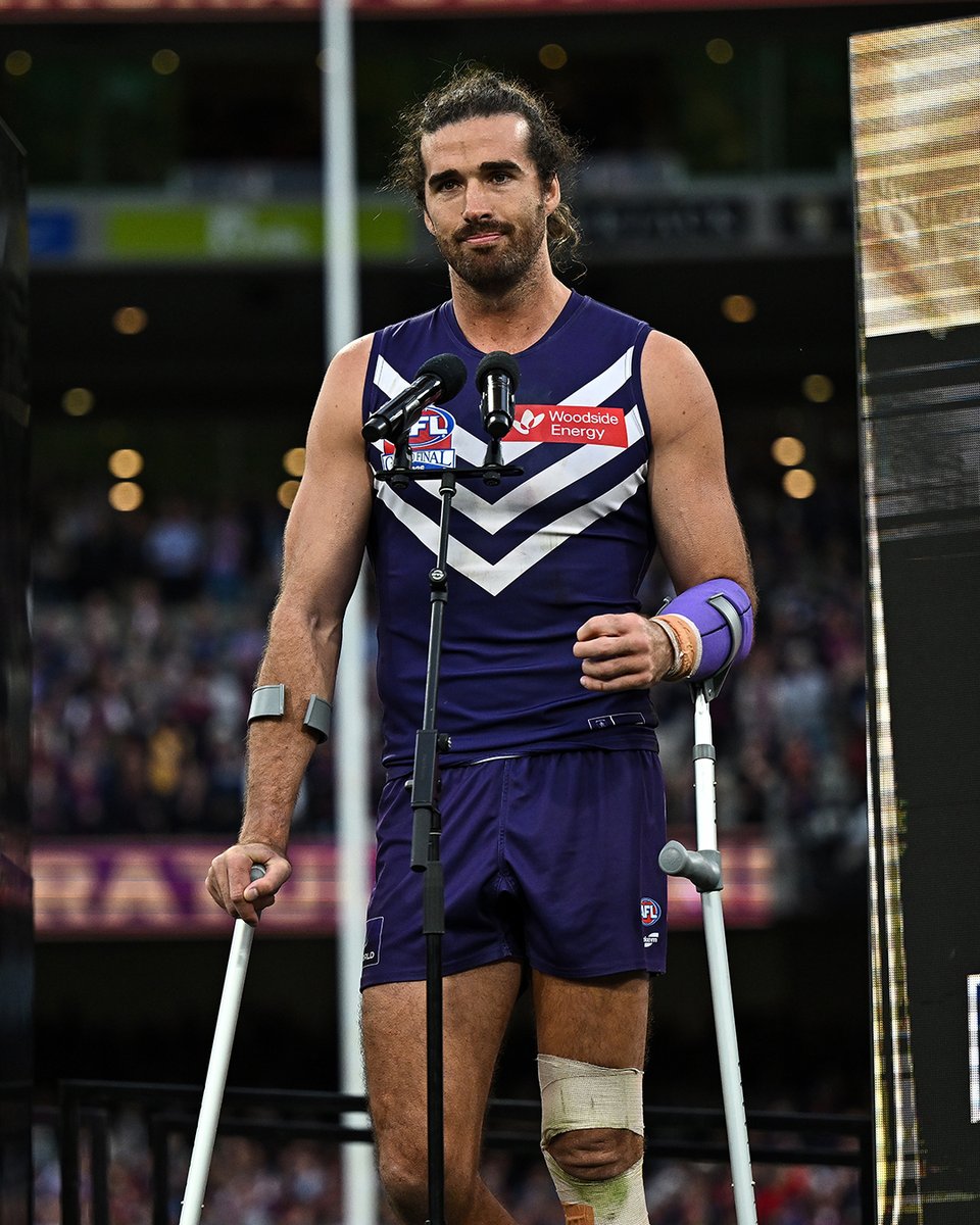 freodockers's tweet photo. Scans have confirmed that Alex Pearce suffered a partial tear of his right Achilles tendon + a calf strain in Saturday's Grand Final.

Moose will NOT require surgery + he is expected to return to training in pre-season 🫎

READ → https://t.co/10gfL4CEAx

#foreverfreo https://t.co/vjeRdr0p6R