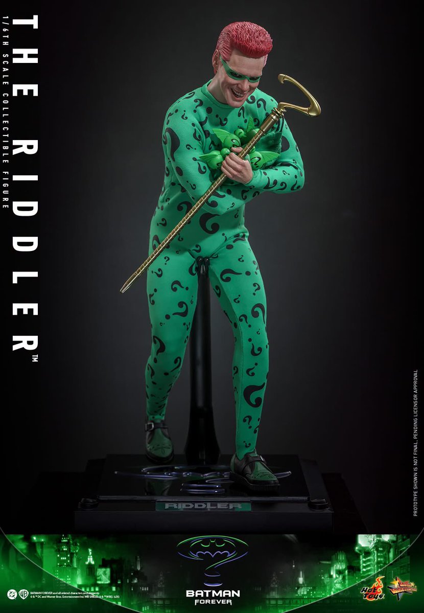 6thscale_KaWu's tweet photo. 【Batman Forever - 1/6th scale The Riddler™ Collectible Figure】
“Riddle me this, riddle me that, who's afraid of the big, black bat?” – The Riddler
New announcement!
Part 3
#TheRiddler #BatmanForever #DC #HotToysCollectibles #SixthScale https://t.co/sgpa5n1tHV