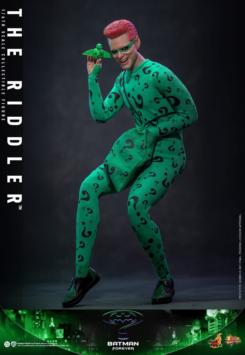 6thscale_KaWu's tweet photo. 【Batman Forever - 1/6th scale The Riddler™ Collectible Figure】
“Riddle me this, riddle me that, who's afraid of the big, black bat?” – The Riddler
New announcement!
Part 3
#TheRiddler #BatmanForever #DC #HotToysCollectibles #SixthScale https://t.co/sgpa5n1tHV