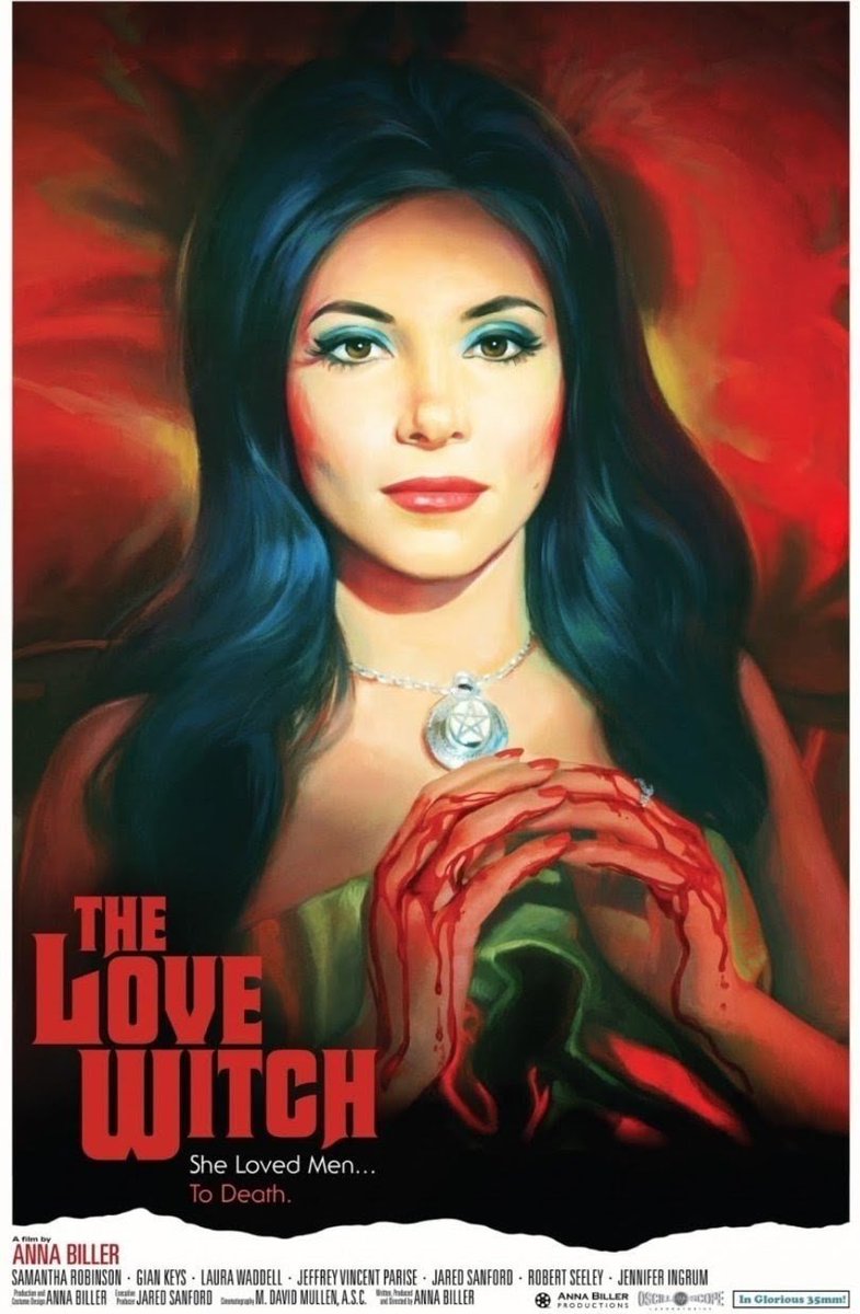 BunnyKWhyte's tweet photo. it's that time of year again! 🏚️👻👹🕷️ Spooky Szn! Tonight's pick: The Love Witch . Posting a different movie every night through Halloween 🎃 🎃 
Wanna see the entire list ? https://t.co/wB9TQL8MM3 https://t.co/d9Zo4dWo6Y