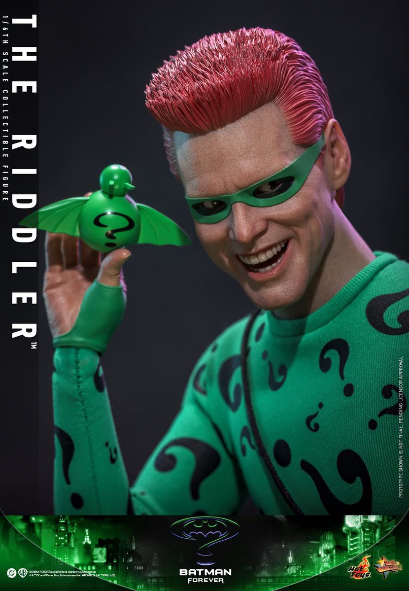 6thscale_KaWu's tweet photo. 【Batman Forever - 1/6th scale The Riddler™ Collectible Figure】
“Riddle me this, riddle me that, who's afraid of the big, black bat?” – The Riddler
New announcement!
Part 4
#TheRiddler #BatmanForever #DC #HotToysCollectibles #SixthScale https://t.co/MoATDRhbNf