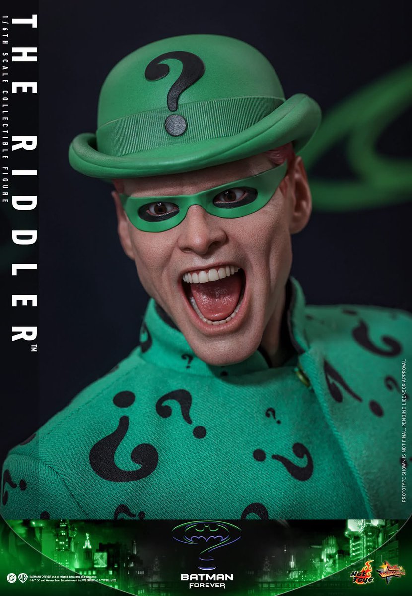 6thscale_KaWu's tweet photo. 【Batman Forever - 1/6th scale The Riddler™ Collectible Figure】
“Riddle me this, riddle me that, who's afraid of the big, black bat?” – The Riddler
New announcement!
Part 4
#TheRiddler #BatmanForever #DC #HotToysCollectibles #SixthScale https://t.co/MoATDRhbNf