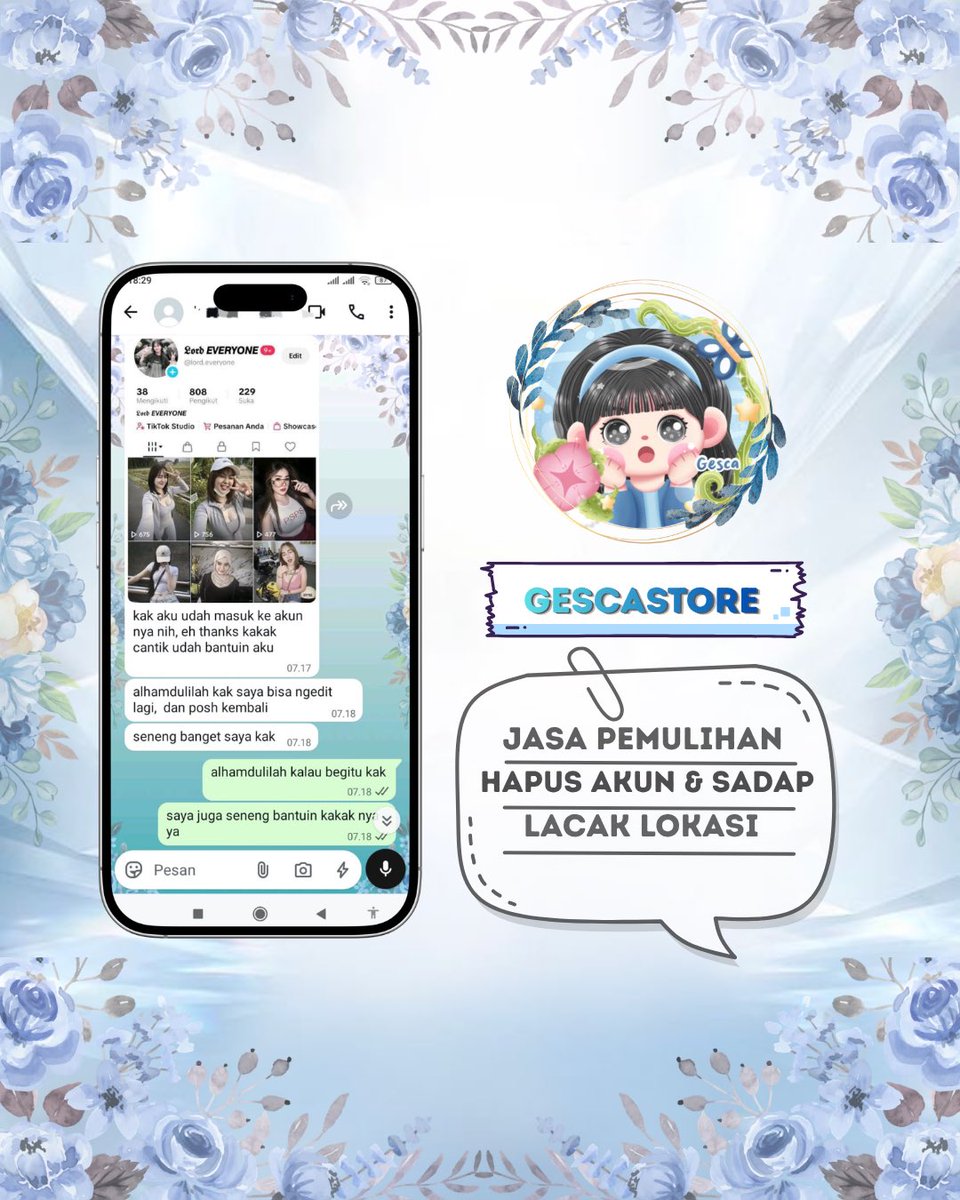 Brenda_demi's tweet photo. 🔗Menyediakan Jasa pemulihan Akun &amp; Jasa Hapus akun, Jasa Lacak, Sadap WhatsApp

🔗Jasa balikin akun  ,Facebook, Tiktok,Linkedlin, Gmail, Line, all sosmed

🔗Hapus akun Facebook, Instagram, Line, Twitter, YouTube, &amp; lain nya

Full testi, Fast Prosess, WhatsApp Di Bio https://t.co/wnvfFMAcnG