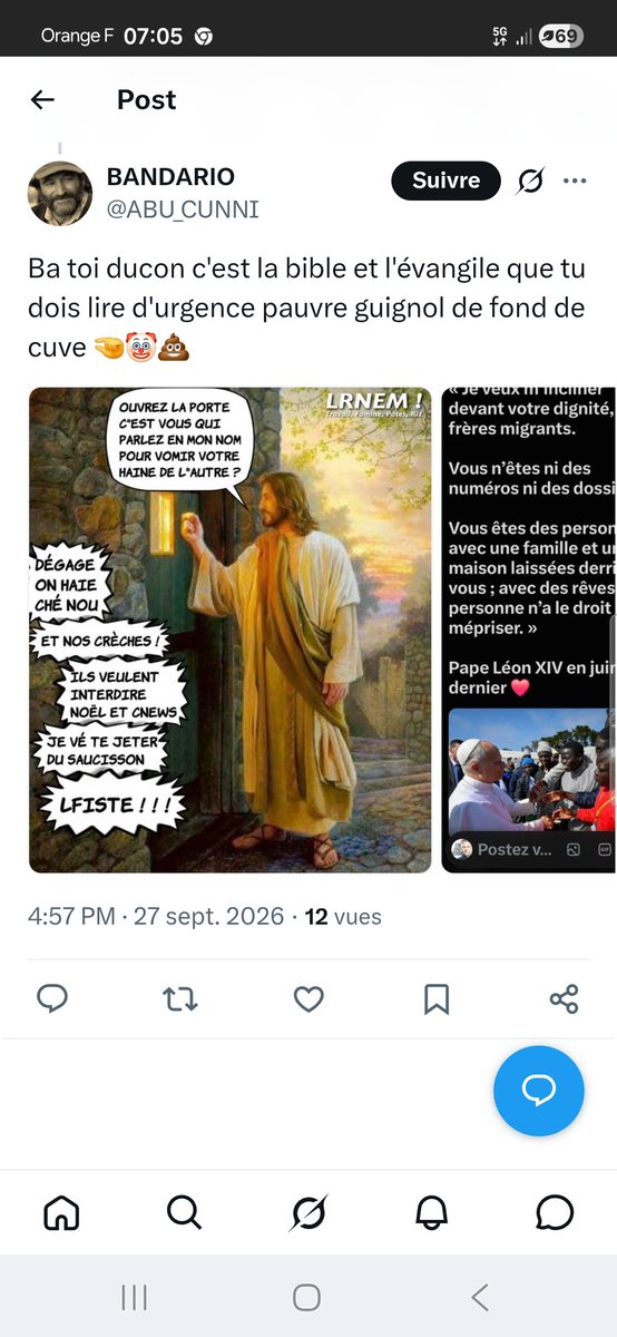 twit94RN's tweet photo. @ABU_CUNNI @aqira_youssef @rosedoree_xo Je vous recommande de faire attention à votre langage et à vos écrits. Insulter gratuitement les gens ne vous servira pas https://t.co/xiyMWYPH73