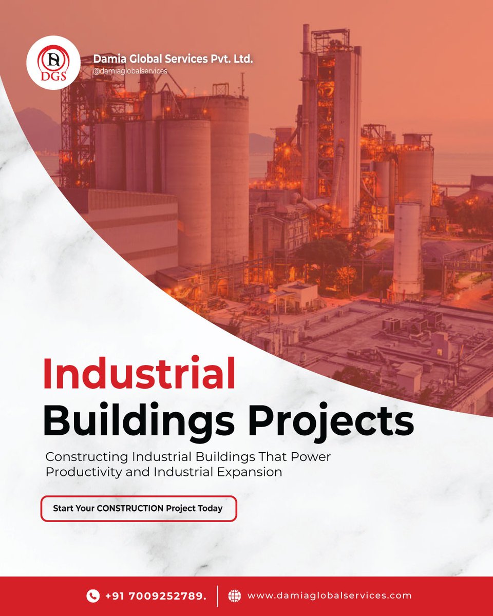 damiaservices's tweet photo. Industrial Building Projects
Building strong, efficient spaces designed for modern industries and long-term performance. 🏗️
#industrialprojects #industrialconstruction https://t.co/8BtYSxZqpz