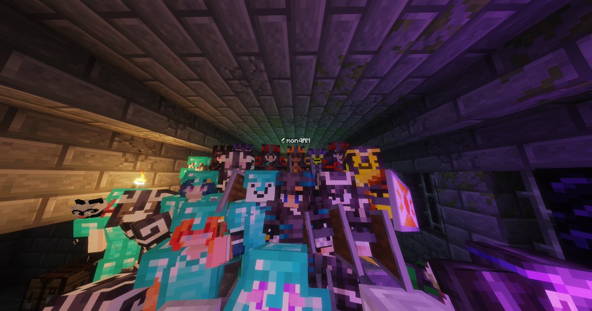 mon4AM's tweet photo. happy 6 months since we beat the ender dragon!! 
#oomfsmp https://t.co/Jq2SGiyo0d