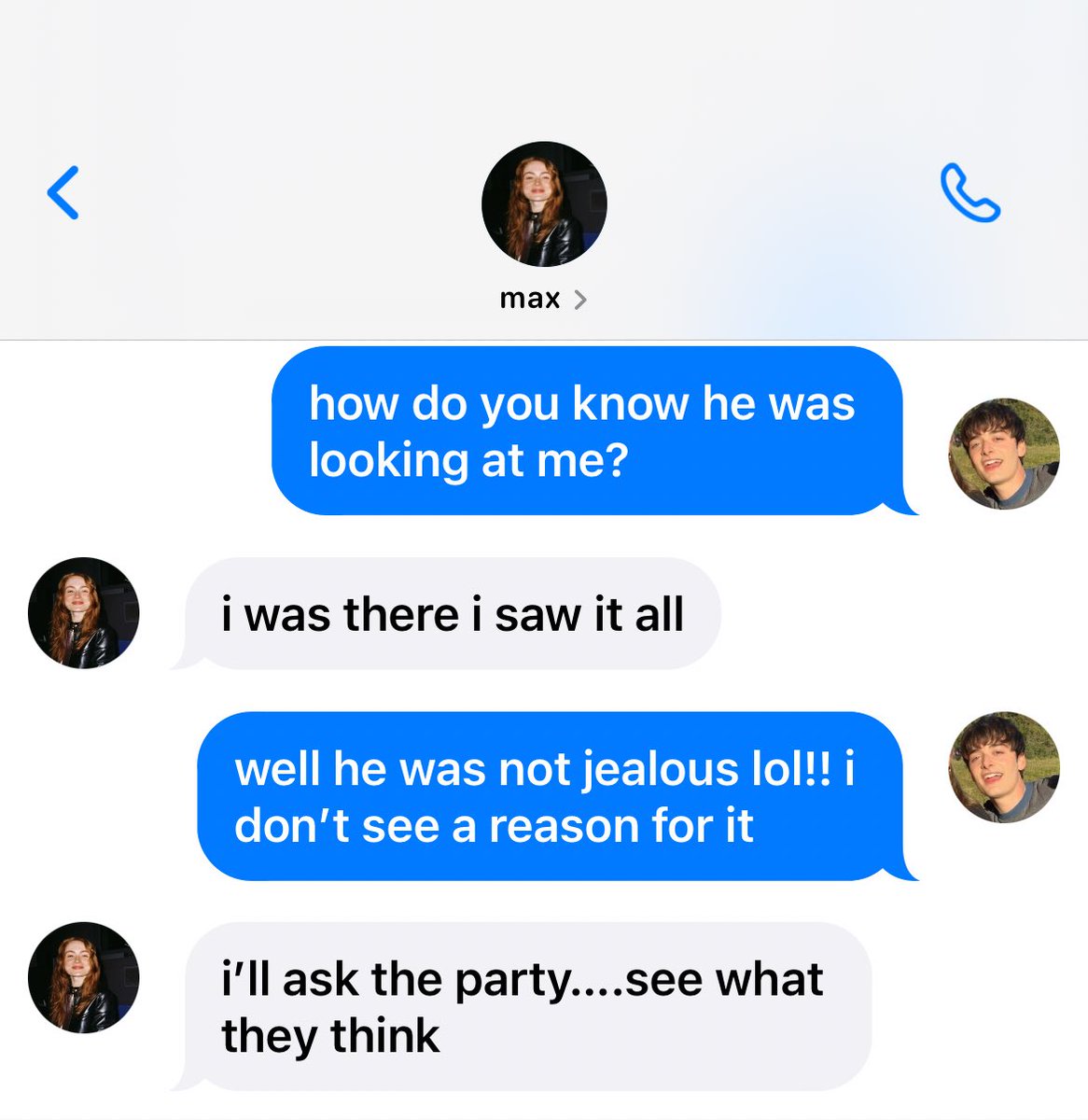 favestogaze's tweet photo. pre-relationship college #byler #smau 
Max takes a picture of Mike being jealous and sends it to the group chat for their opinion ✨✨ https://t.co/5ufERIGXw0