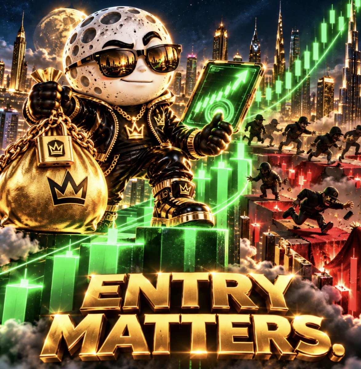 SATSbrother's tweet photo. Most people don’t lose because they picked the wrong exit.

They lose because they **round-trip winners**, chase random projects, and enter without doing proper research.

The right entry can be just as important as the right exit.

**MOONAi** was built to help traders protect capital, spot stronger opportunities earlier, and maximize profit potential through a disciplined, long-term game plan.

Less guessing.
Less emotional trading.
More structure.
More discipline.

**Protect the bag. Grow the bag. 🌙**

#CryptoTrading #MOONAi