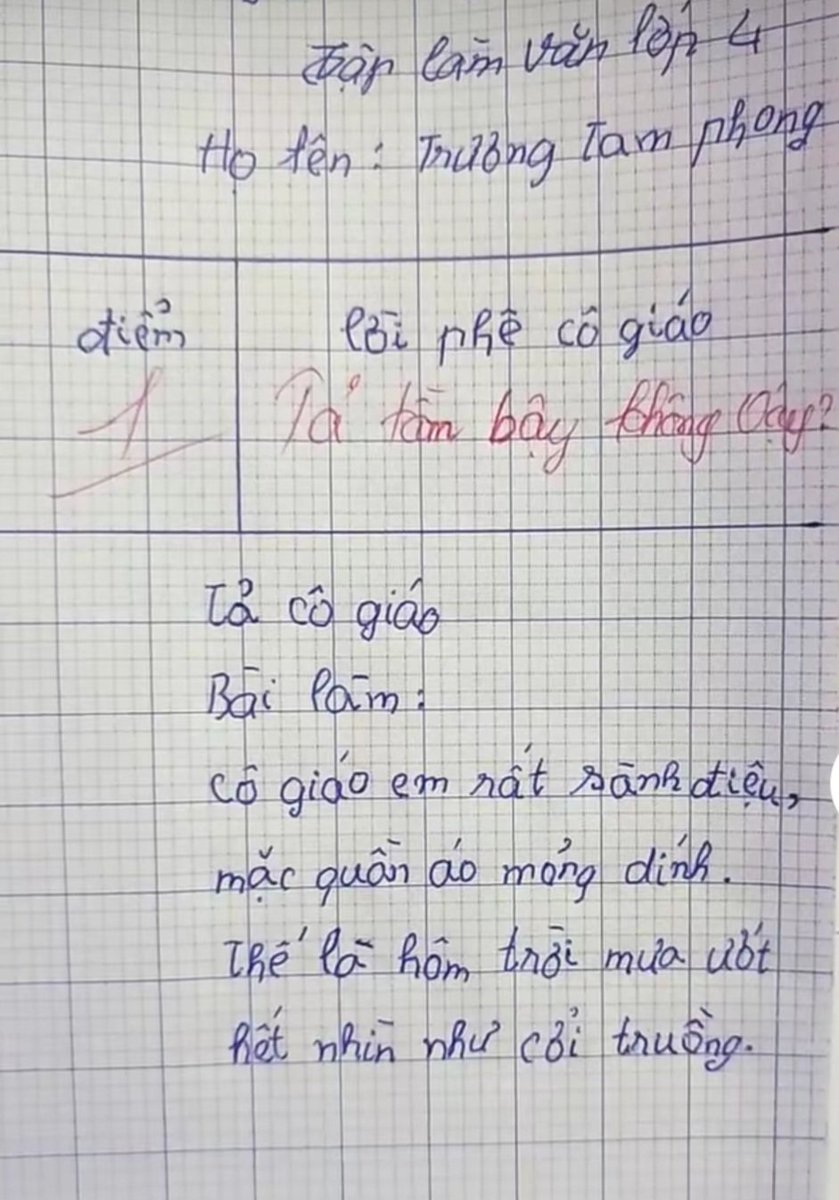 lukhachvodanh85's tweet photo. *** TẢ CÔ GIÁO EM ***
#funny #relax https://t.co/0xwSRihFfU