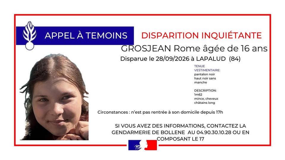 PatrioteEngager's tweet photo. #DisparitionInquietante ⤵️ https://t.co/NyBJQ4kU9W