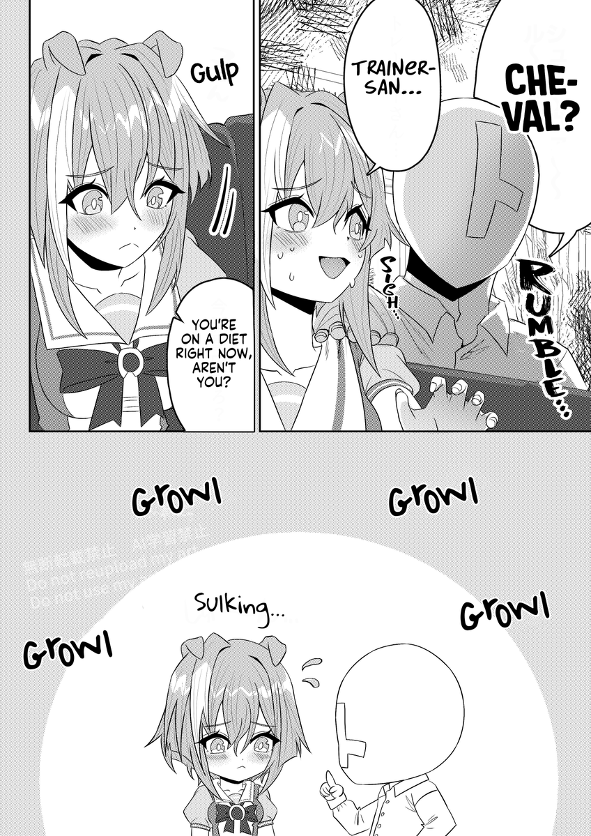 cewcowr's tweet photo. TL EN
Cheval at her stress limit (1/3)
art by @color_Neko194 

#umamusumeㅤ https://t.co/17Xfo8BjkH