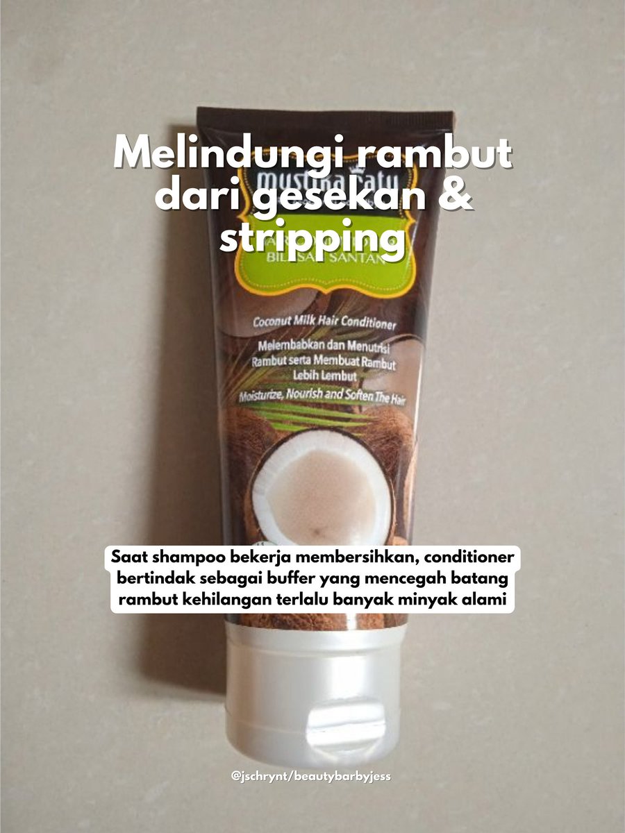 _jschrynt's tweet photo. Melindungi rambut dari gesekan &amp; stripping
Saat shampoo bekerja membersihkan, conditioner bertindak sebagai buffer yang mencegah batang rambut kehilangan terlalu banyak minyak alami
🛍️ https://t.co/EQvBa8axyC https://t.co/HR2qg7Igfq