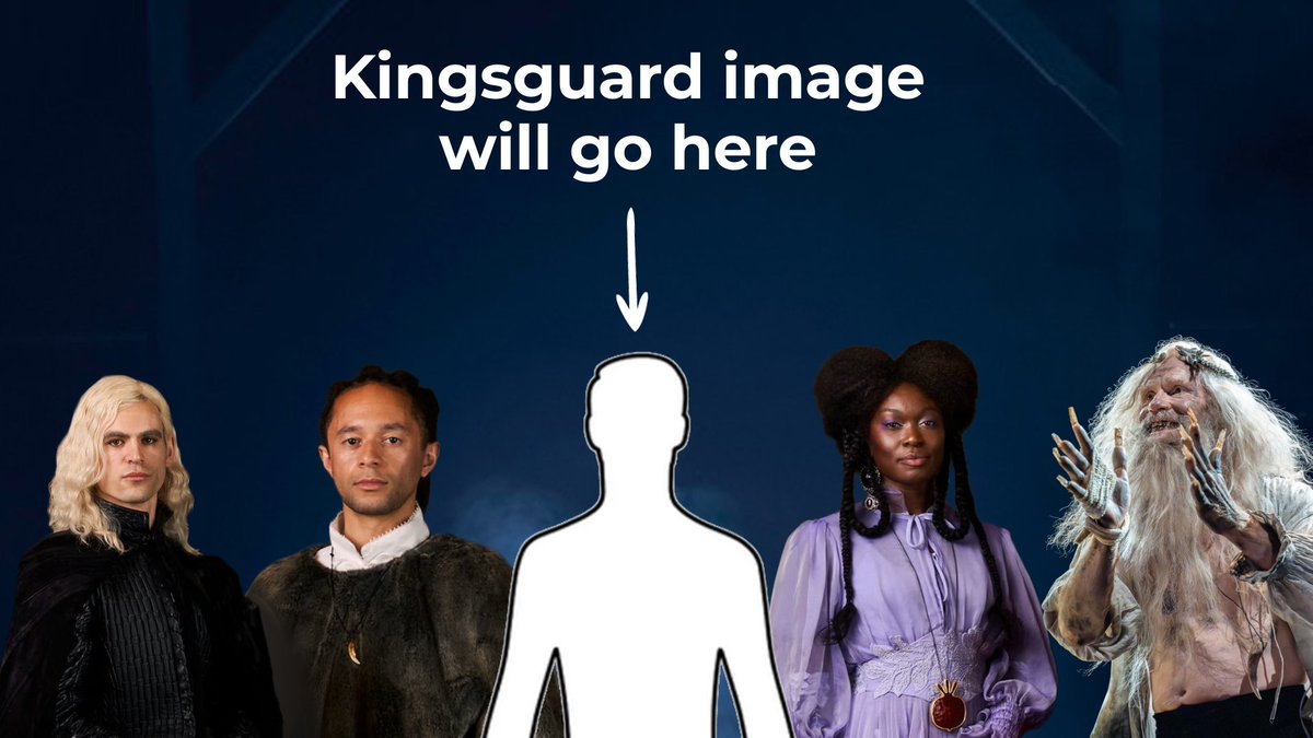 AltShiftX's tweet photo. I'm looking to commission an illustrator!
I need a digital illustration of the white "Kingsguard" costume seen in the below images.
It should be a full-body male figure standing in a neutral position, wearing the costume, including white gloves and a sheathed sword at the belt.
It doesn’t need a face – I’m gonna Photoshop various heads onto it to represent different Kingsguard characters.
It should be a digital illustration in a realistic style, so it will look good when combined with photos.
It should be at least 1080 pixels tall, with a transparent background. Ideally PSD with separate layers.
No AI please.
If you're interested, please DM with your rate, and examples of past work.