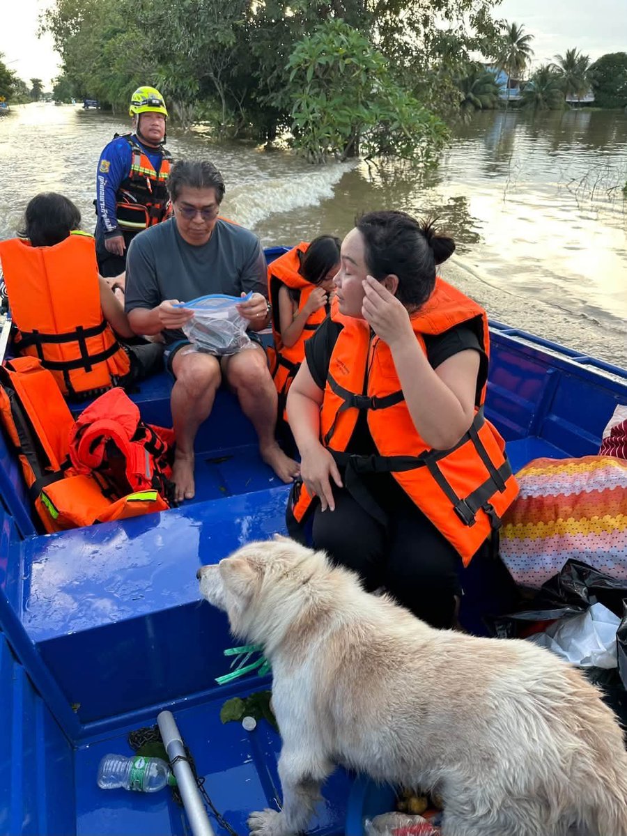lucky_peony's tweet photo. เรือนานิ ช่วยน้ำท่วม ขอบคุณนะคะ @Hirunkit_ https://t.co/Ape6oopTOo